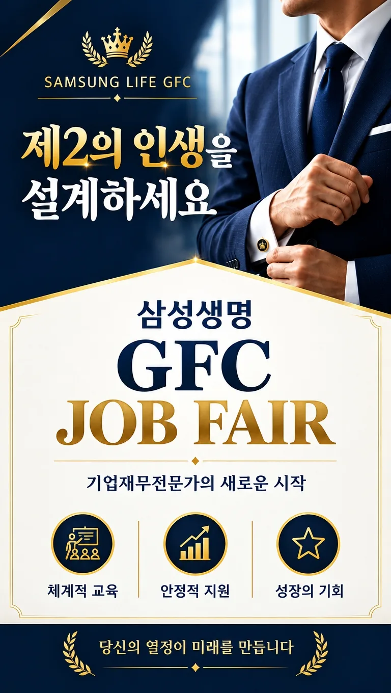 삼성생명 GFC JOB FAIR 포스터